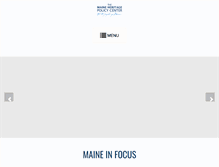 Tablet Screenshot of mainepolicy.org